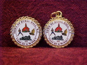 Town Seal Lapel Pin & Charm - $2.50 each